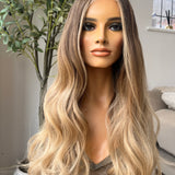 Luxurious Glueless HD lace front wig - 24" - LEANNE - S