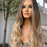 Luxurious Glueless HD lace front wig - 24" - LEANNE - S