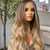 Luxurious Glueless HD lace front wig - 24" - LEANNE - S
