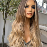 Luxurious Glueless HD lace front wig - 24" - LEANNE - S