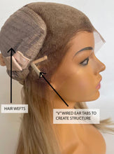 Load image into Gallery viewer, Custom colour - HD LACE FRONT wig - 14&quot; European hair - 20.5/21/21.5” cap
