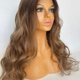 TAYLOR - Medium brown ombre warm dark blonde - 12"- 28" - 150% density