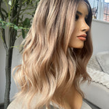 Glueless HD lace front wig - 20”  - S