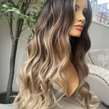 Glueless HD lace front wig - 26” - XS