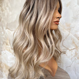 PREVIEW - JENNIFER - Glueless HD lace front wig - 23” - XS
