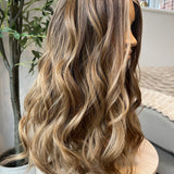 Luxurious Glueless HD lace front wig - 22" - S/M