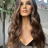 Luxurious Glueless HD lace front wig - 24”- EVIE - S