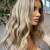 Glueless HD lace front wig - 18”  - S