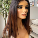 Glueless HD lace front wig - 18” - XS