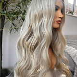 Glueless HD lace front wig - 26” - XS