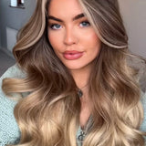 Luxurious Glueless HD lace front wig - 24" - LEANNE - S