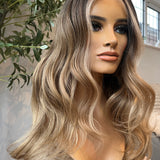 HD lace front wig - 22” - LEANNE - S