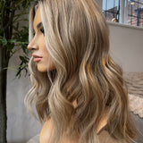 Glueless HD lace front wig - 18”  - S