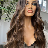 Luxurious Glueless HD lace front wig - 24”- EVIE - S
