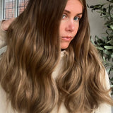 Luxurious Glueless HD lace front wig - 22" - S/M