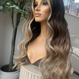 Glueless HD lace front wig - 26” - XS