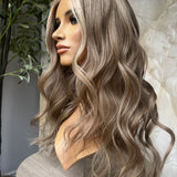 SANDIE - Glueless HD lace front wig - 22” - XS/S