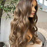 Glueless HD lace front wig - 26” - XS