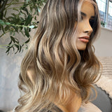 HD lace front wig - 22” - LEANNE - S