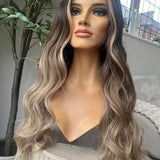 Glueless HD lace front wig - 26” - XS