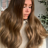 Luxurious Glueless HD lace front wig - 22" - S/M