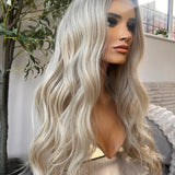 Glueless HD lace front wig - 26” - XS