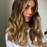 Luxurious Glueless HD lace front wig - 20" -  HAVEN - S/M cap