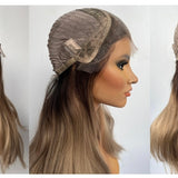 Glueless HD lace front wig - 21" -  S cap