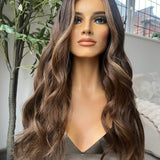 Luxurious Glueless HD lace front wig - 24”- EVIE - S
