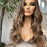 Glueless HD lace front wig - 26” - XS