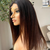 Glueless HD lace front wig - 18” - XS