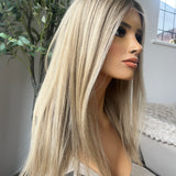 Glueless HD lace front wig - 19” - XS